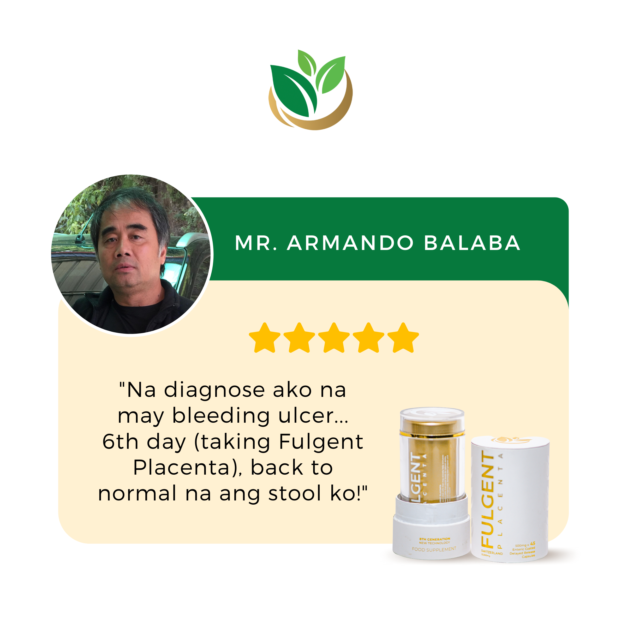 Mr. Armando Balaba - Fulgent Wellness